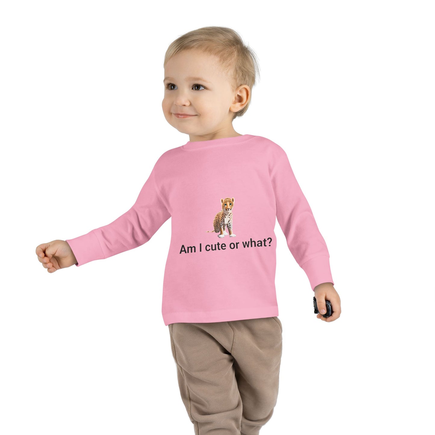 Toddler Little Cats Leopard Long Sleeve Tee