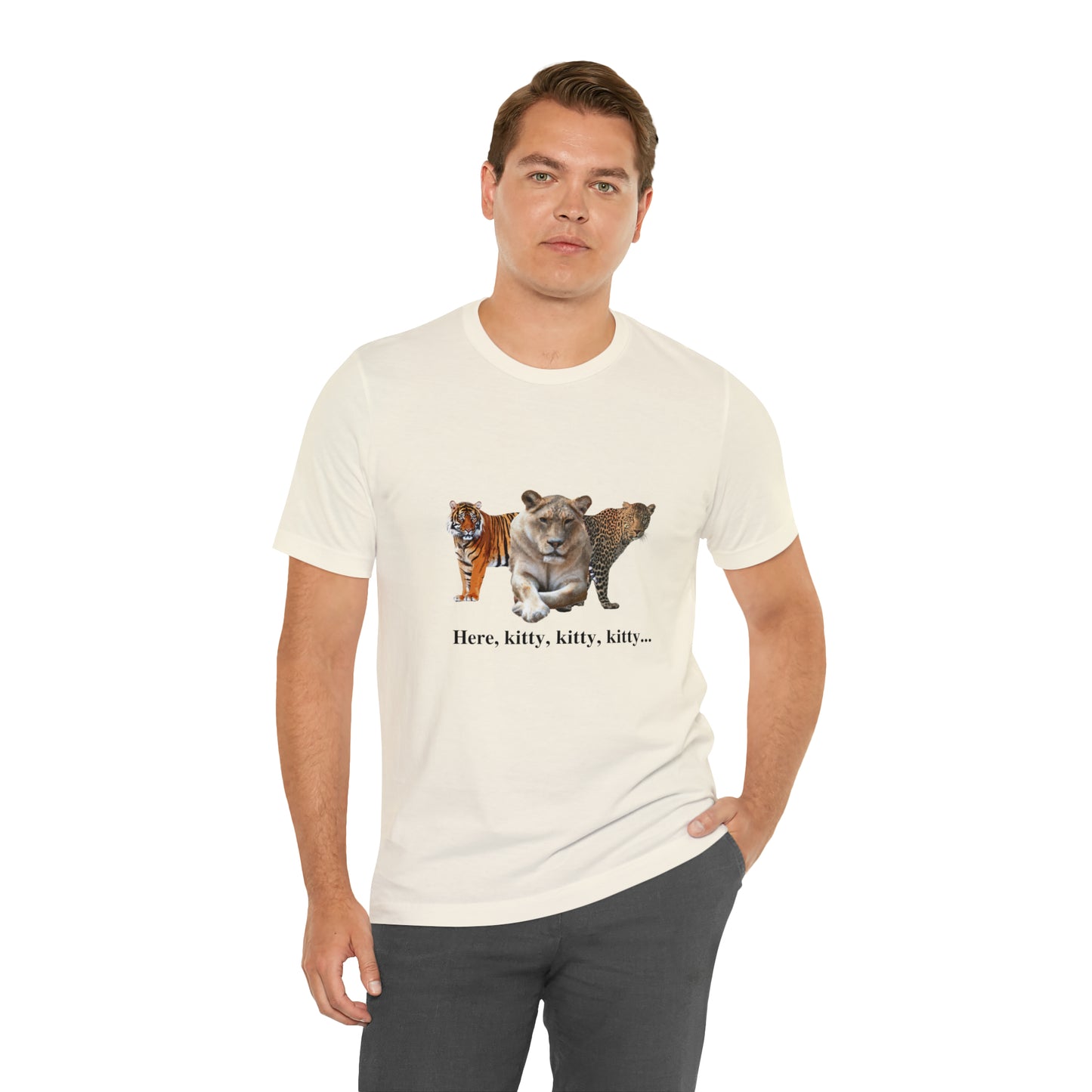 Unisex Big Cats Lioness Short Sleeve Tee