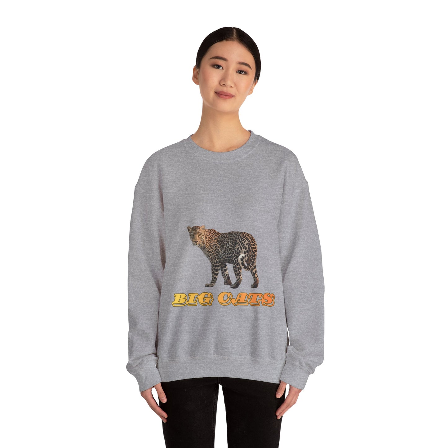 Unisex Leopard Big Cats Crewneck Sweatshirt