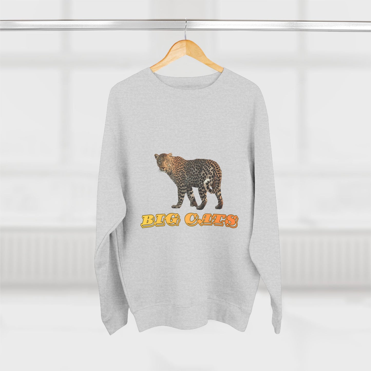 Unisex Premium Leopard Big Cats Crewneck Sweatshirt