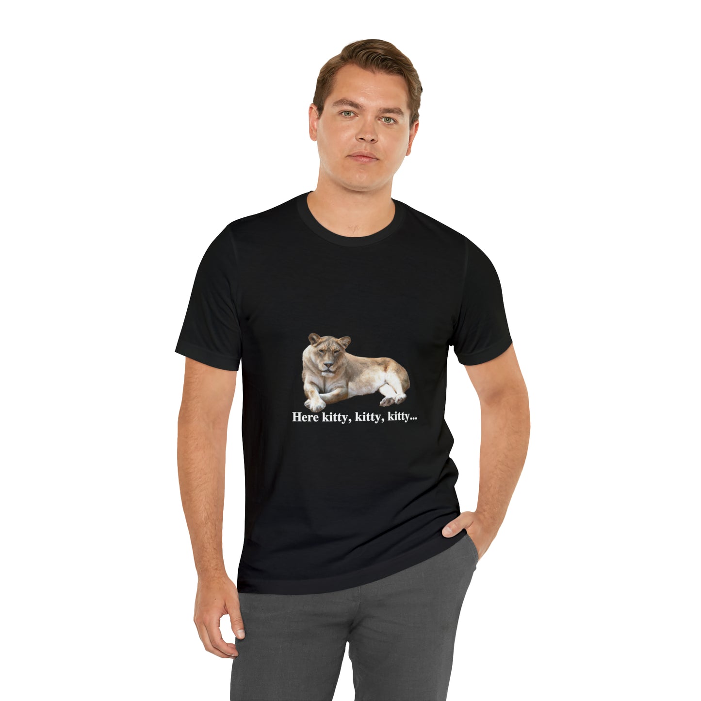 Unisex Lioness Big Cats Short Sleeve Tee