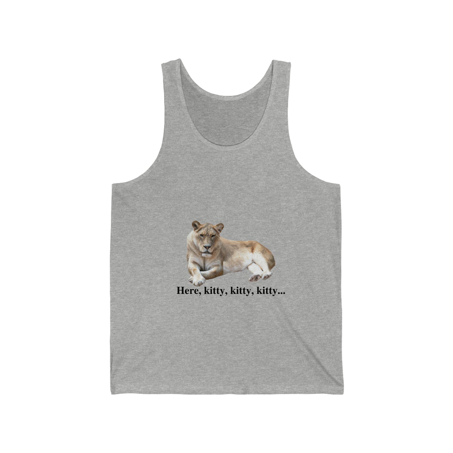 Unisex Lioness Big Cats Jersey Tank