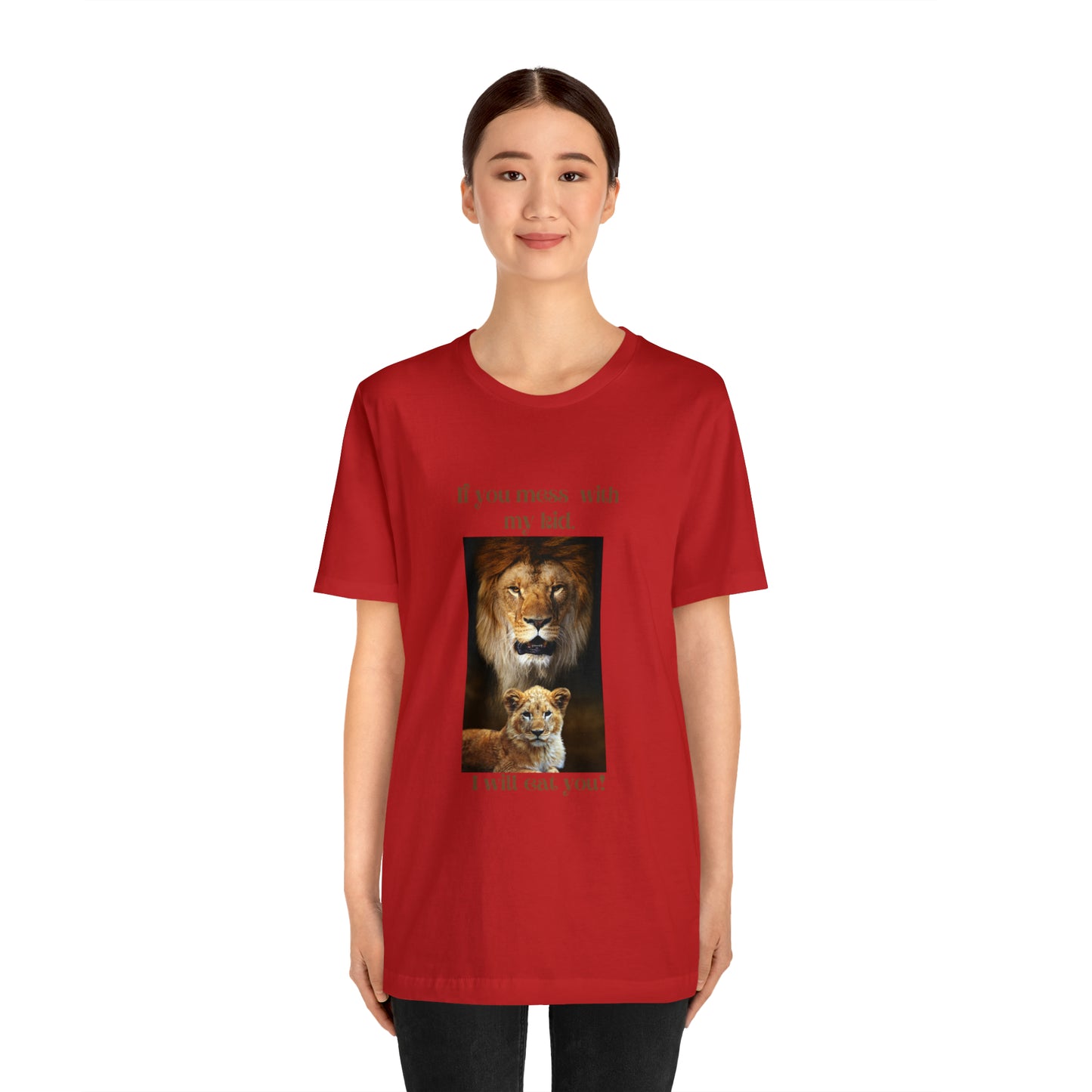 Men's Lion and Cub Short Sleeve Tee