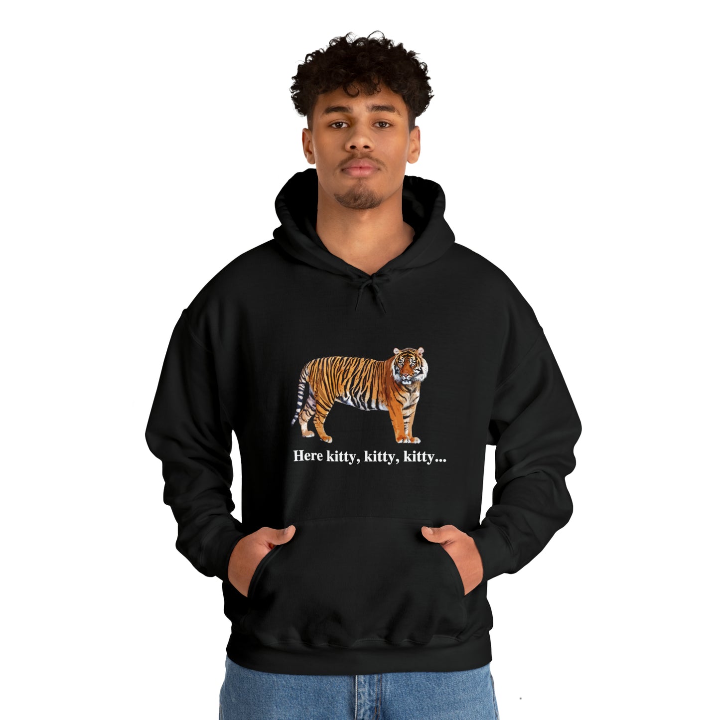 Unisex Tiger Big Cats Hooded Sweatshirt