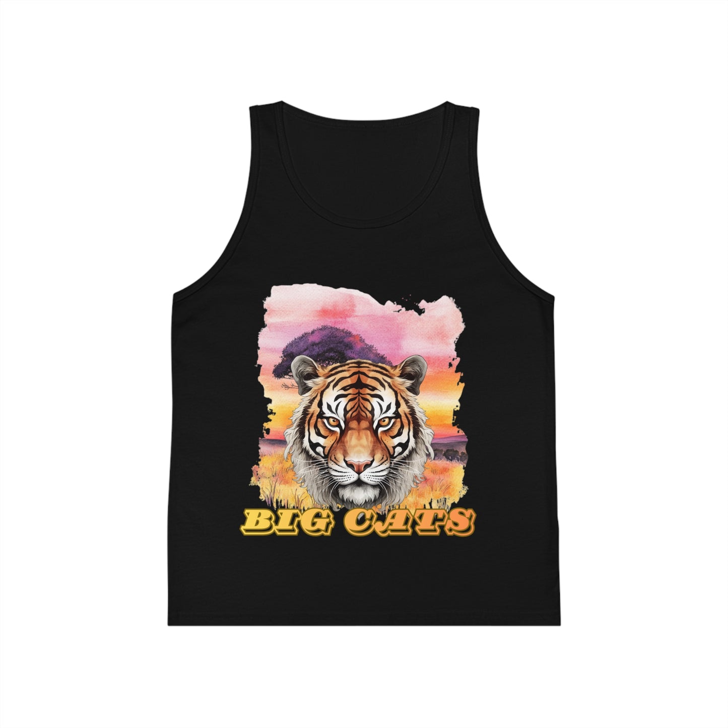 Girls Big Cats Tiger Tank Top