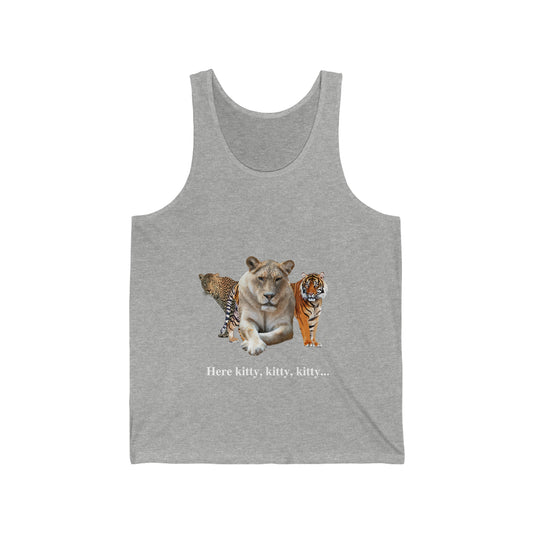 Unisex Big Cats Lioness Jersey Tank