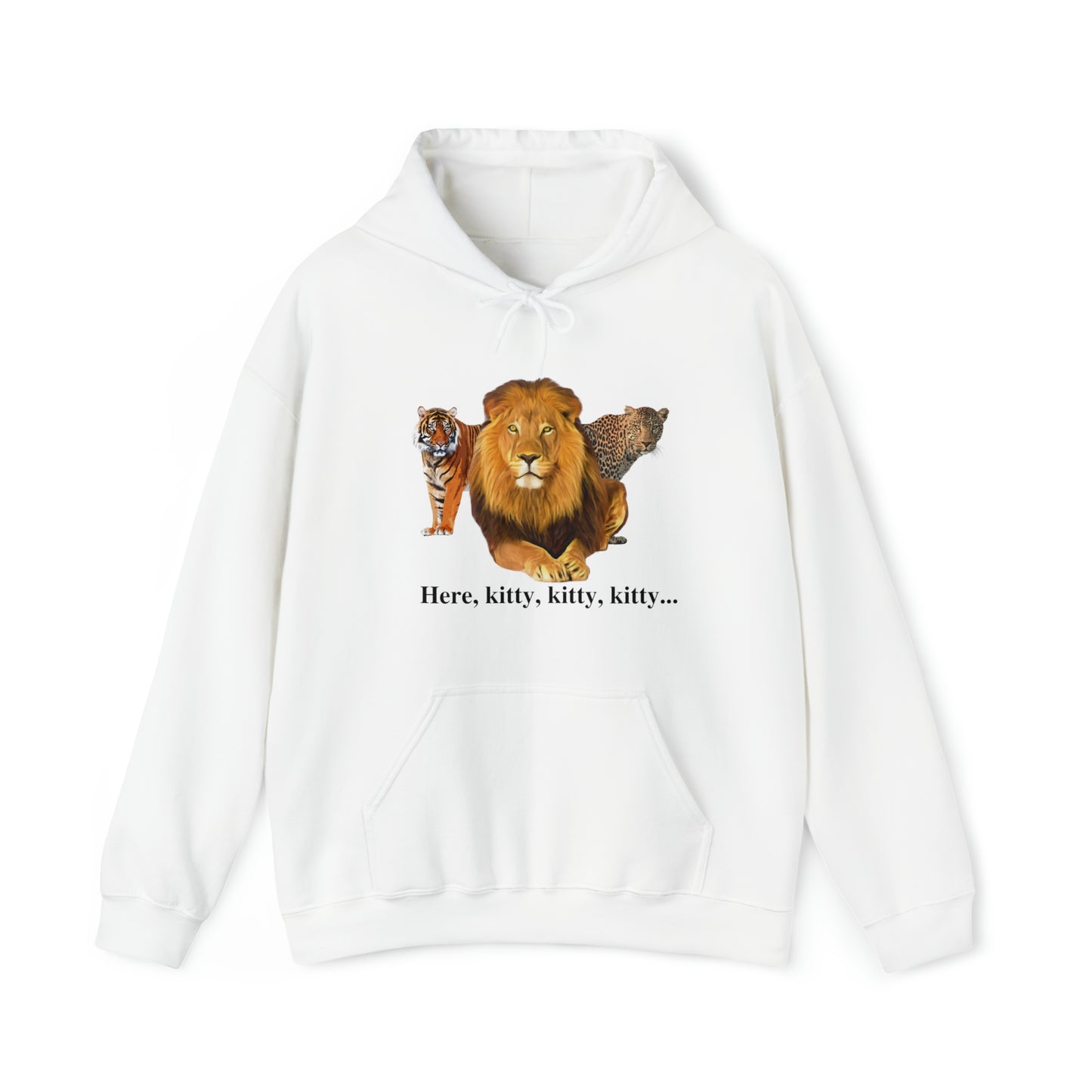 Unisex Big Cats Hooded Sweatshirt