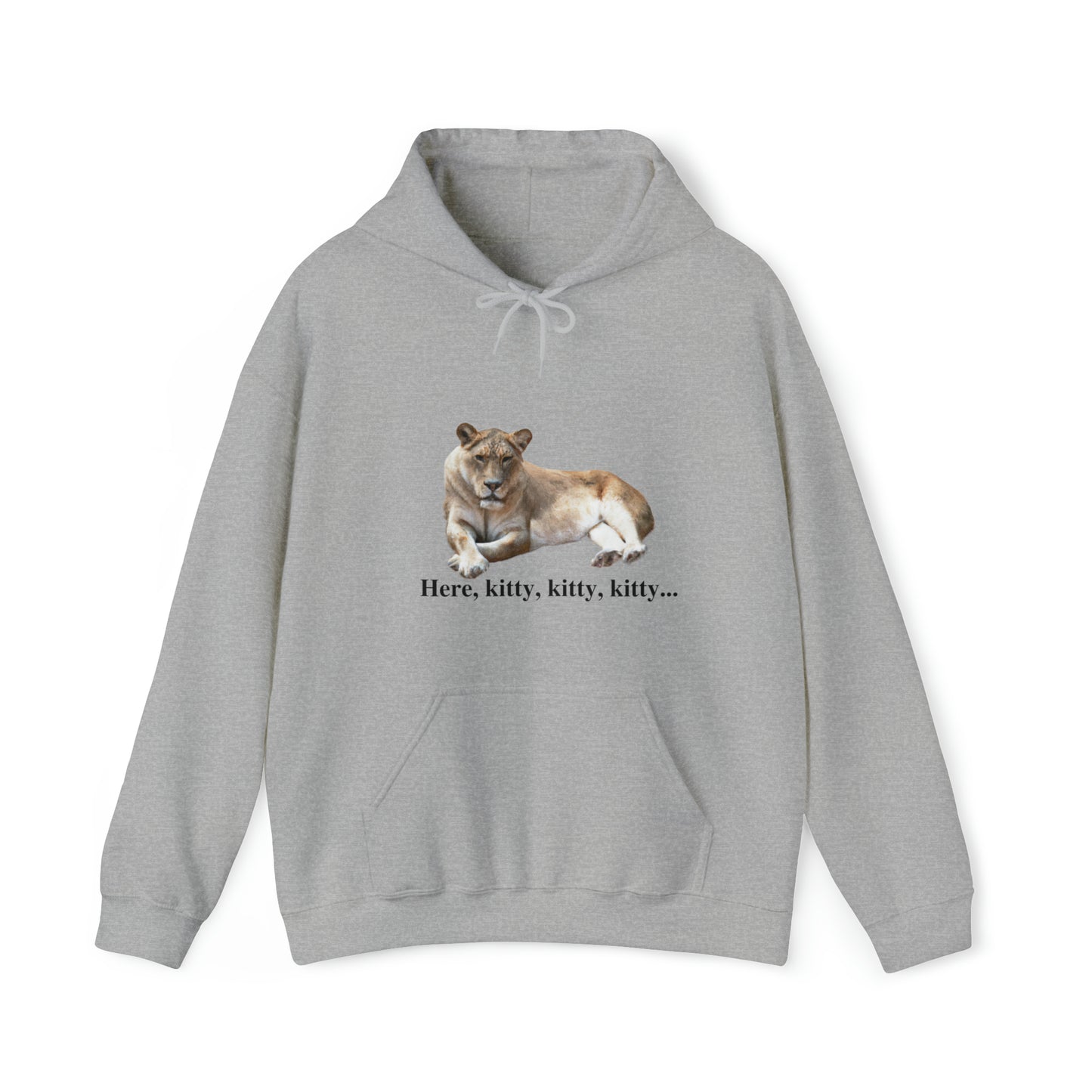 Unisex Lioness Big Cats Hooded Sweatshirt