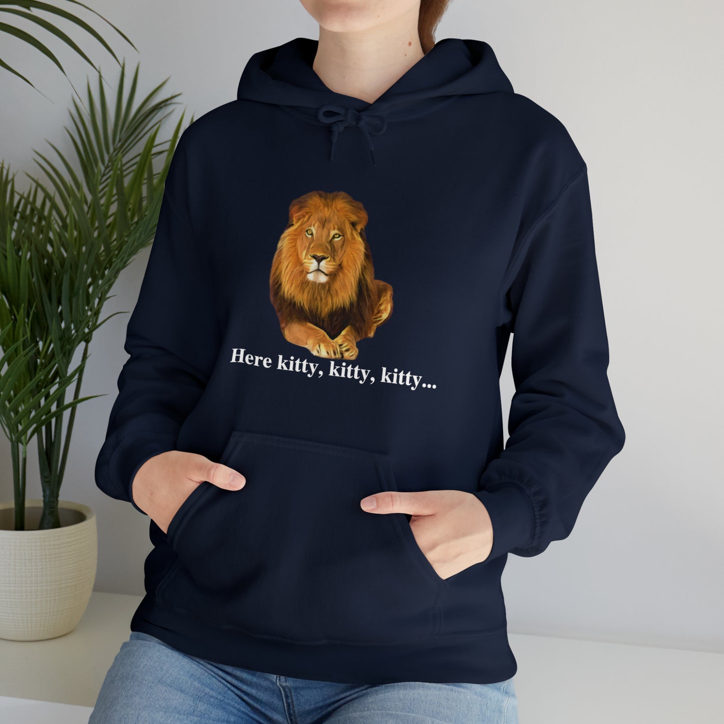 Unisex Lion Big Cats Hooded Sweatshirt