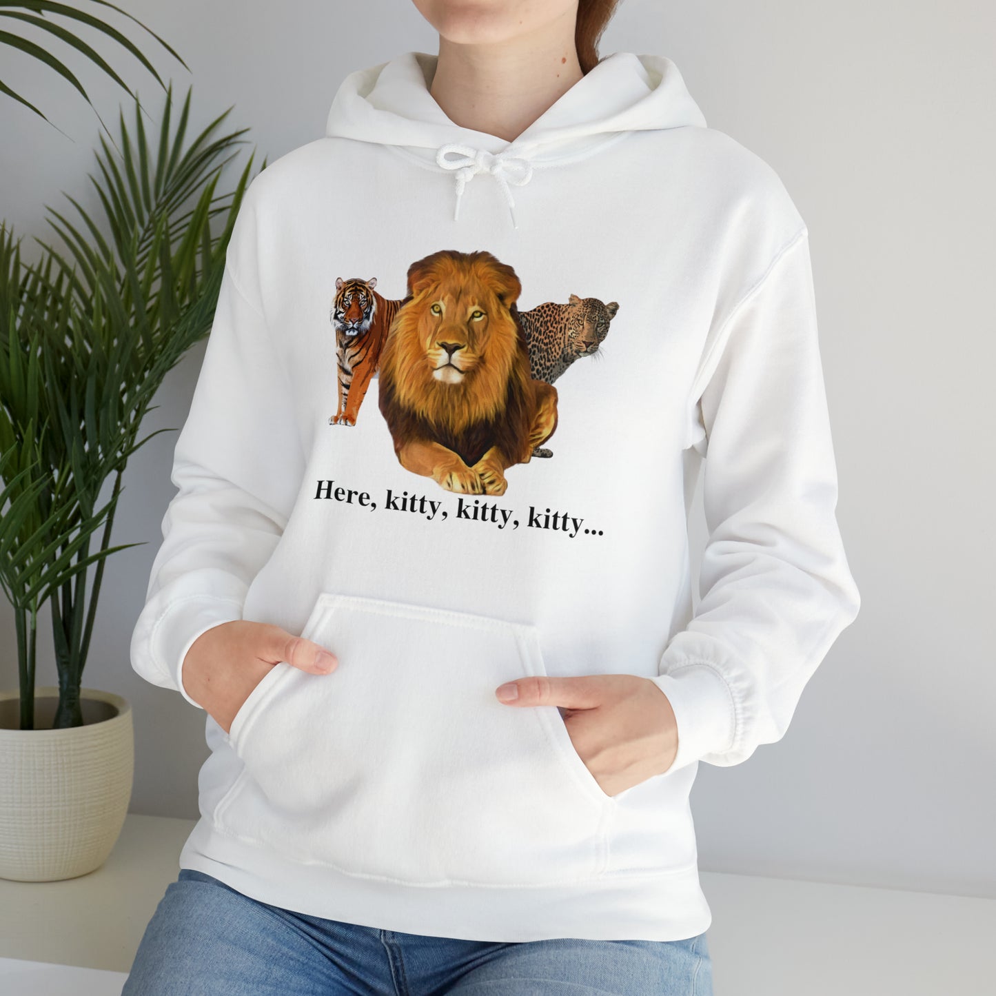 Unisex Big Cats Hooded Sweatshirt