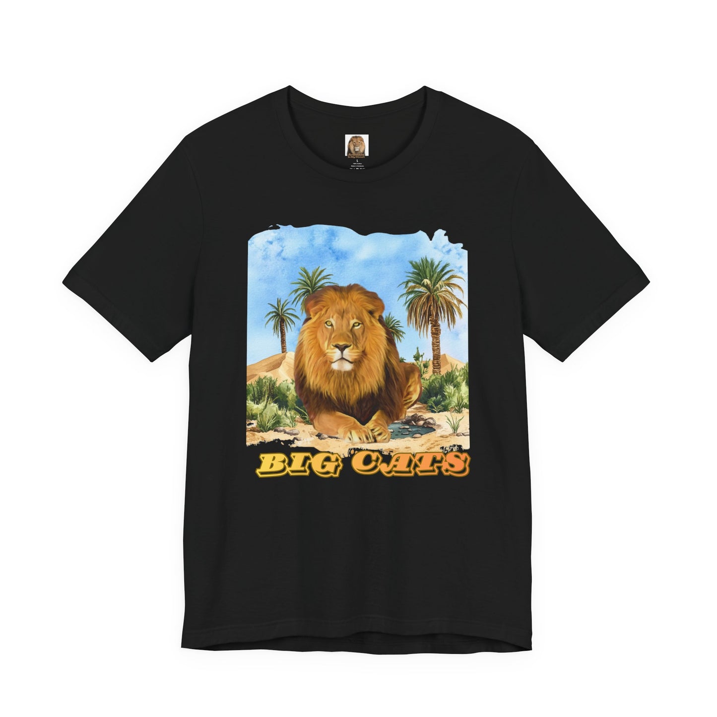 Men's Big Cats Lion Tee Shirt