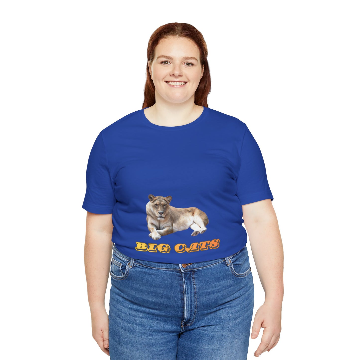 Unisex Lioness Big Cats Short Sleeve Tee
