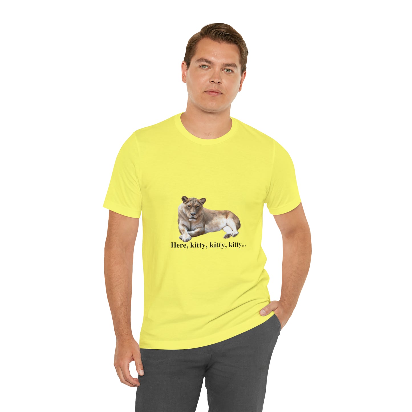 Unisex Lioness Big Cats Short Sleeve Tee