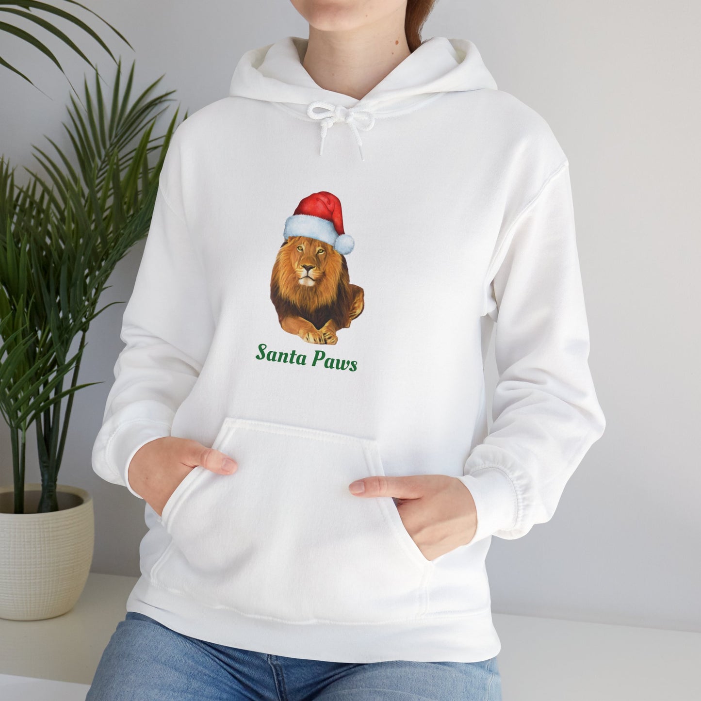 Unisex Santa Paws Hooded Sweatshirt