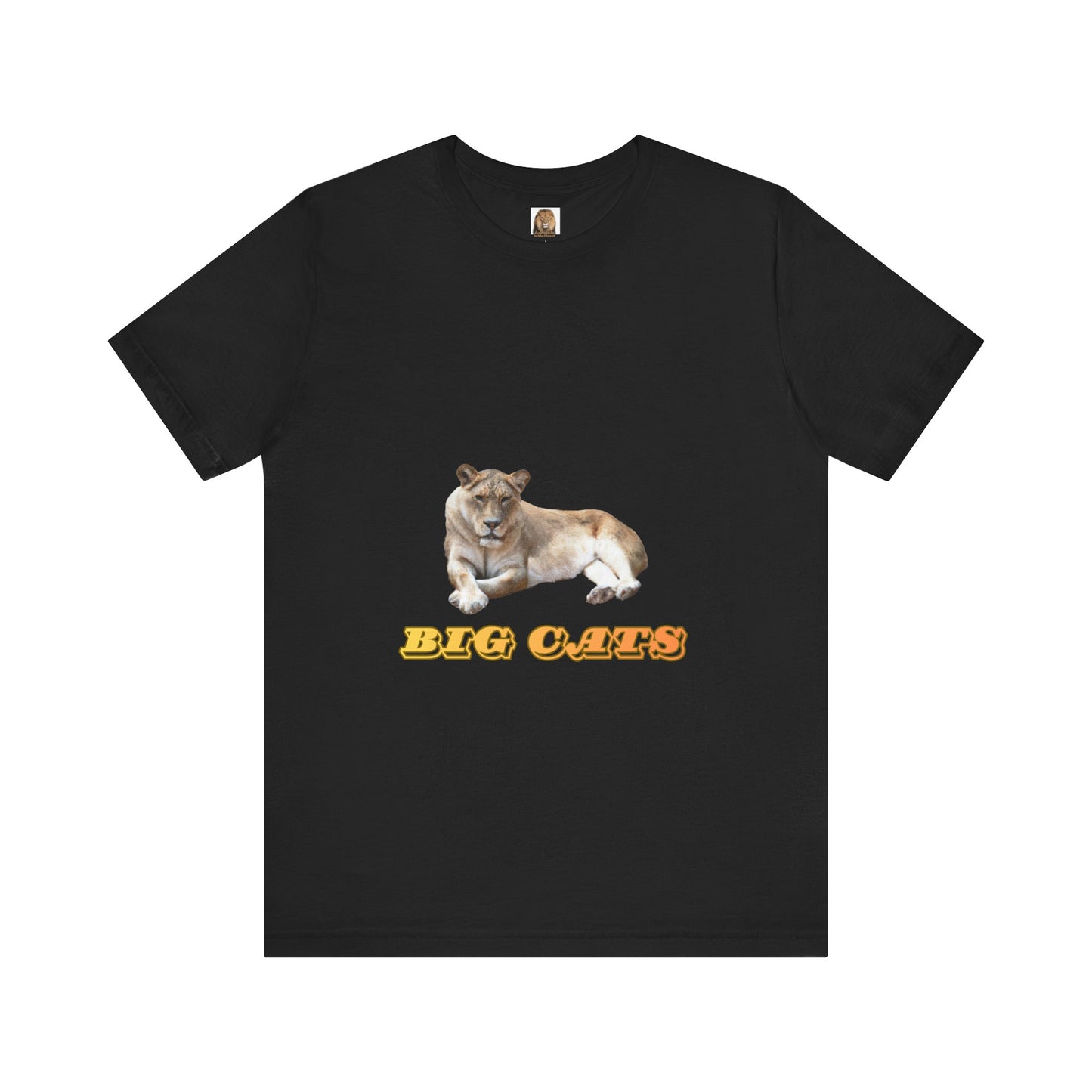 Unisex Lioness Big Cats Short Sleeve Tee