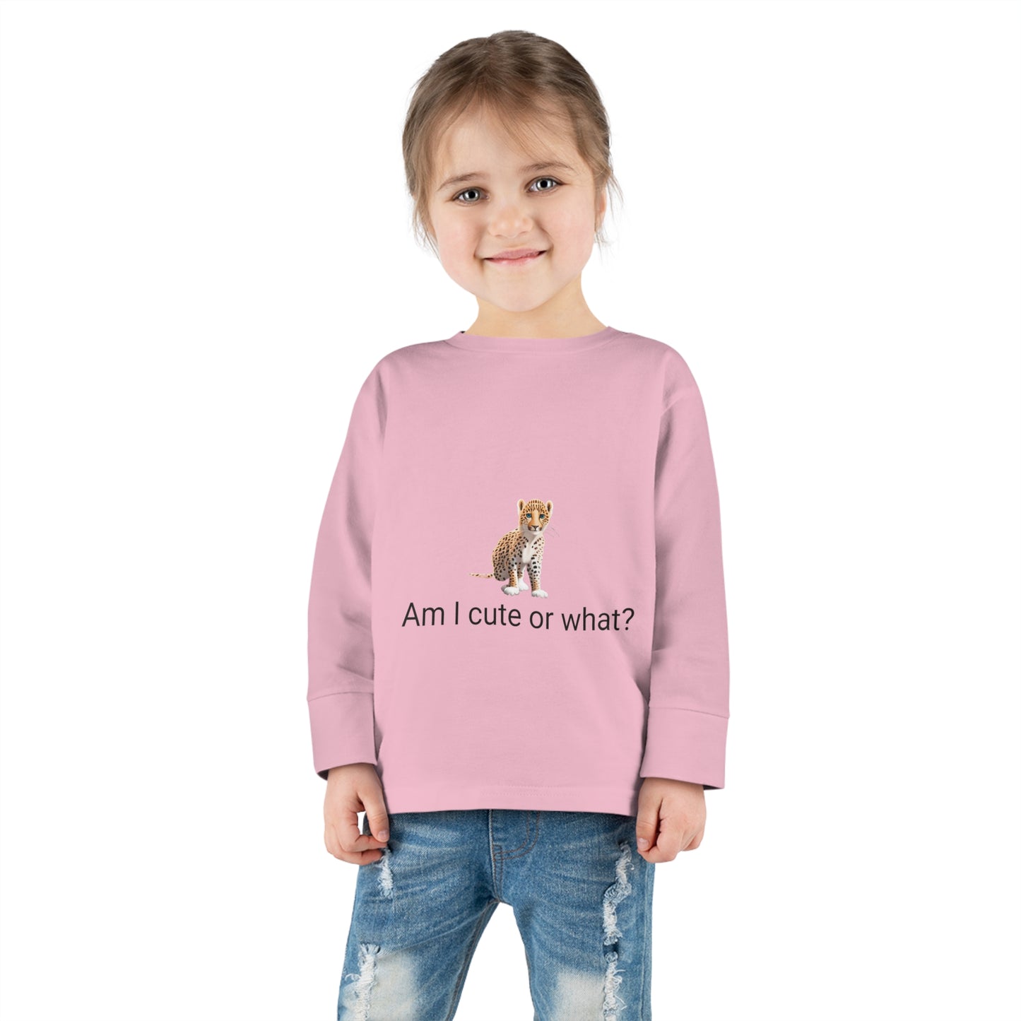 Toddler Little Cats Leopard Long Sleeve Tee