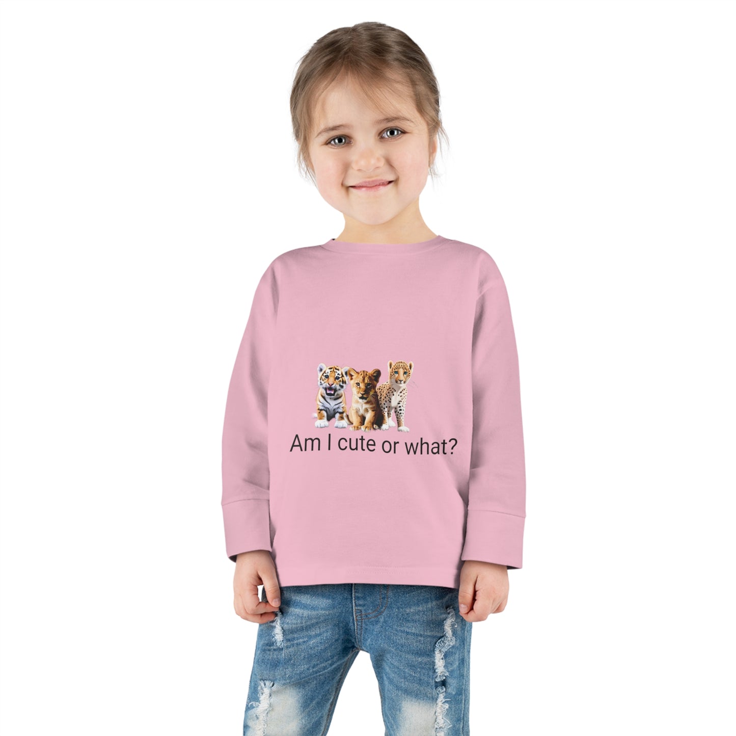 Toddler Little Cats Long Sleeve Tee