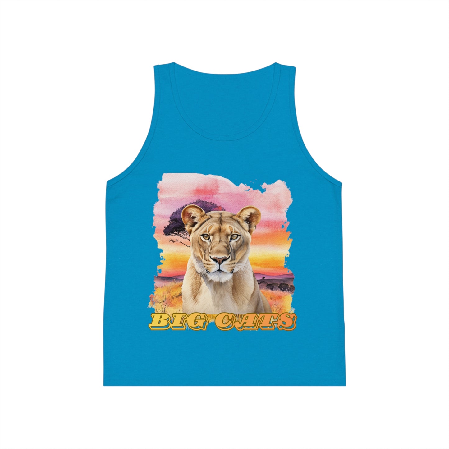 Girl's Lioness Big Cats Tank Top