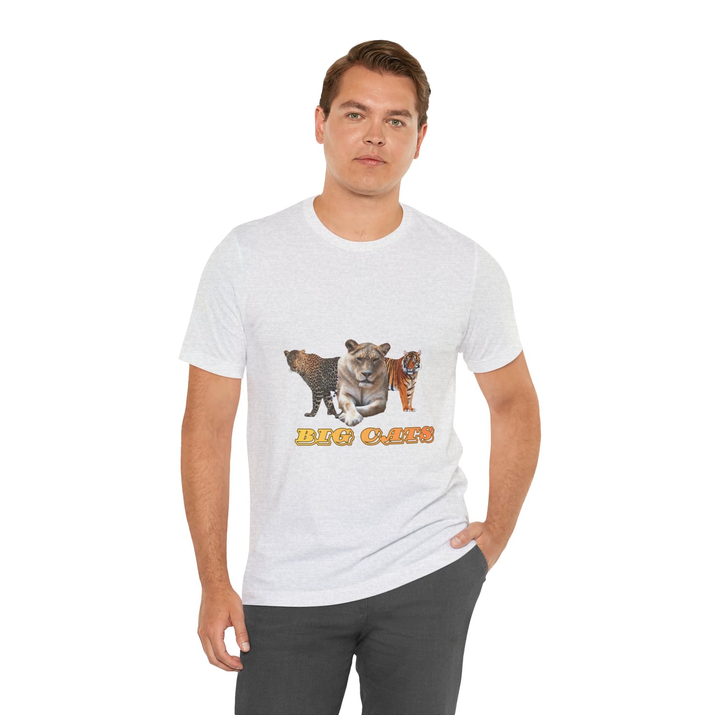 Unisex Big Cats Lioness Short Sleeve Tee