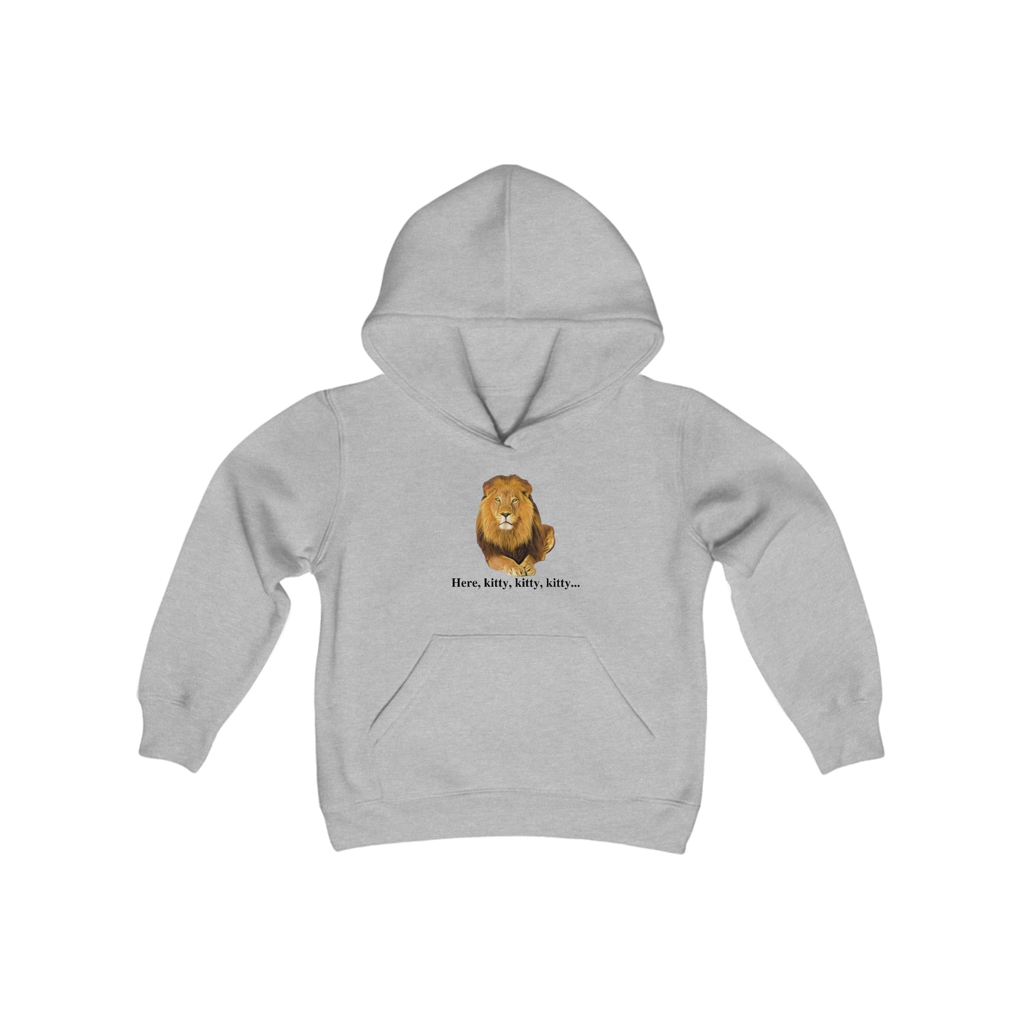 Youth Lion Big Cats Hooded Sweatshirt