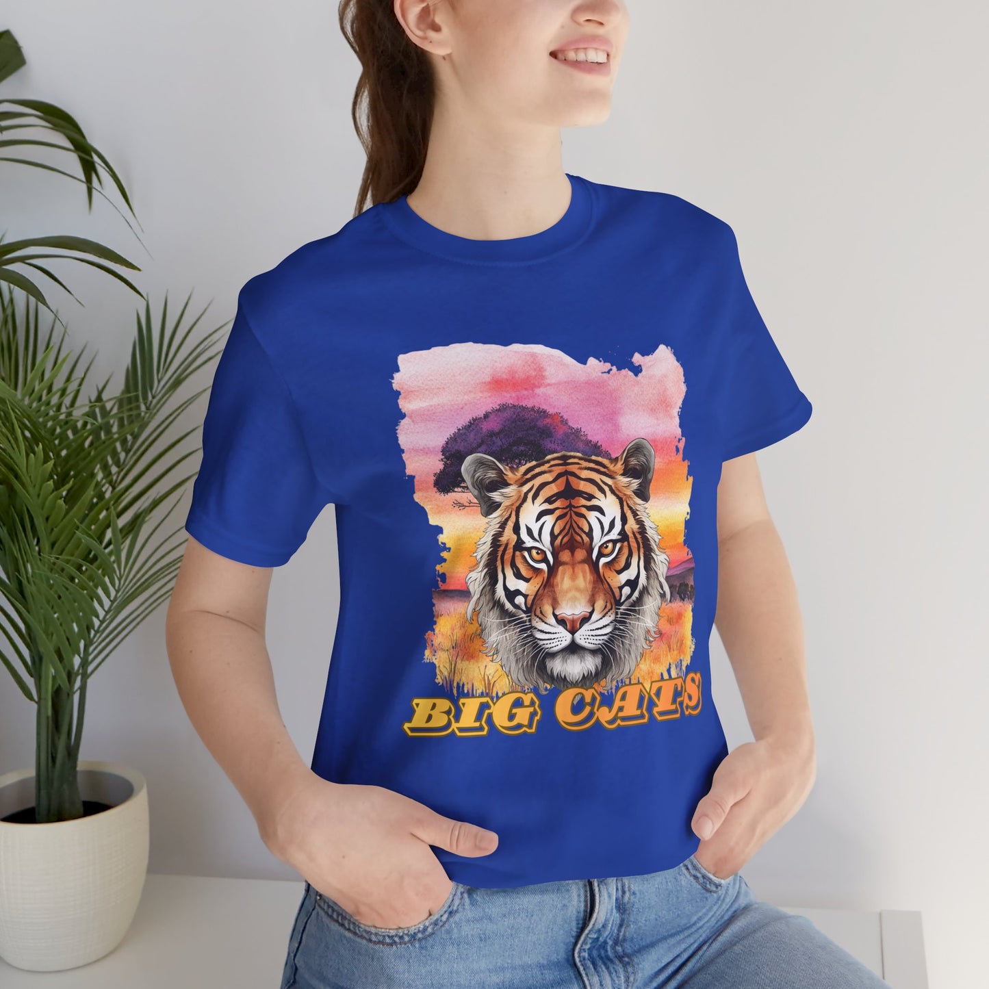 Women's Tiger Big Cats Short Sleeve Tee