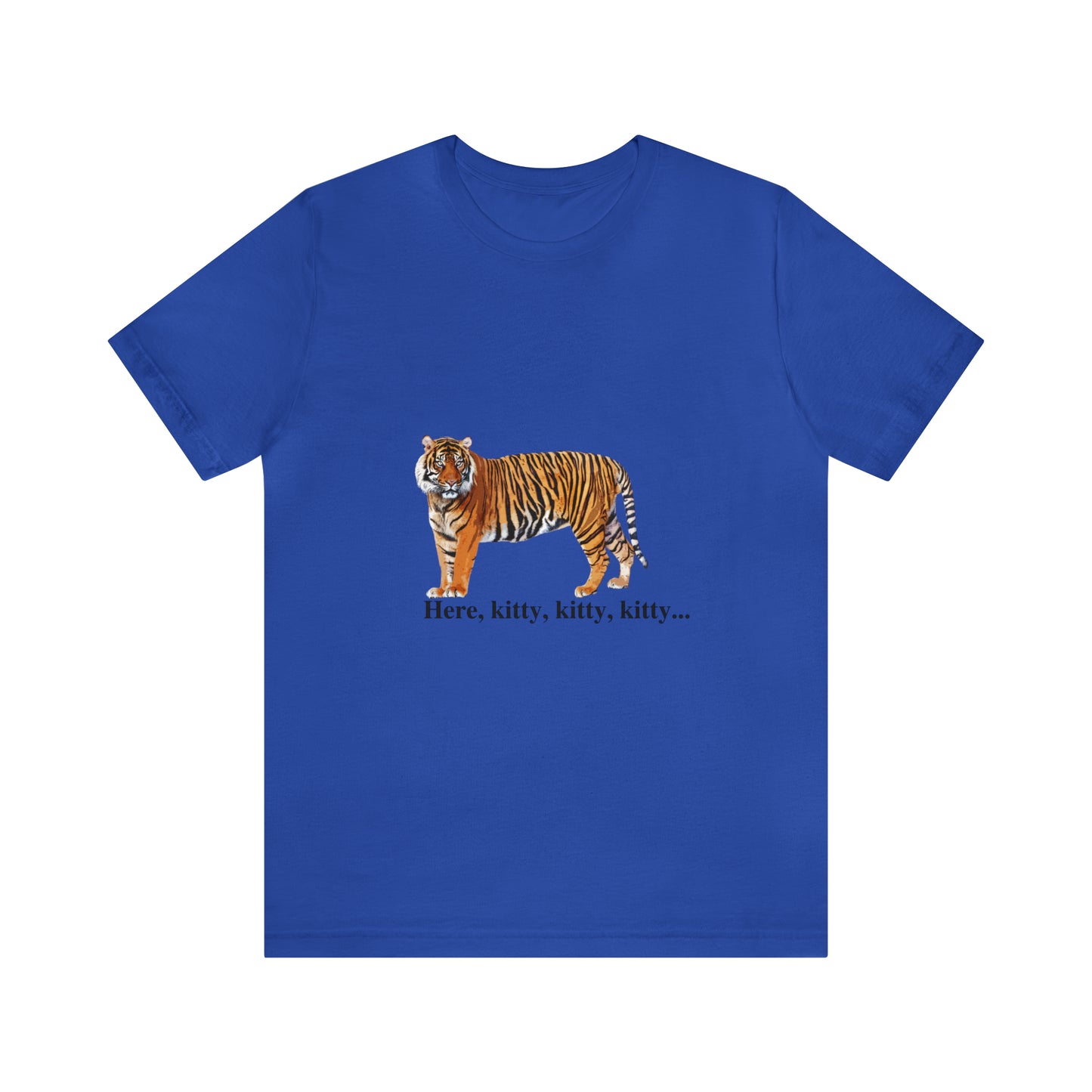 Unisex Tiger Big Cats Short Sleeve Tee