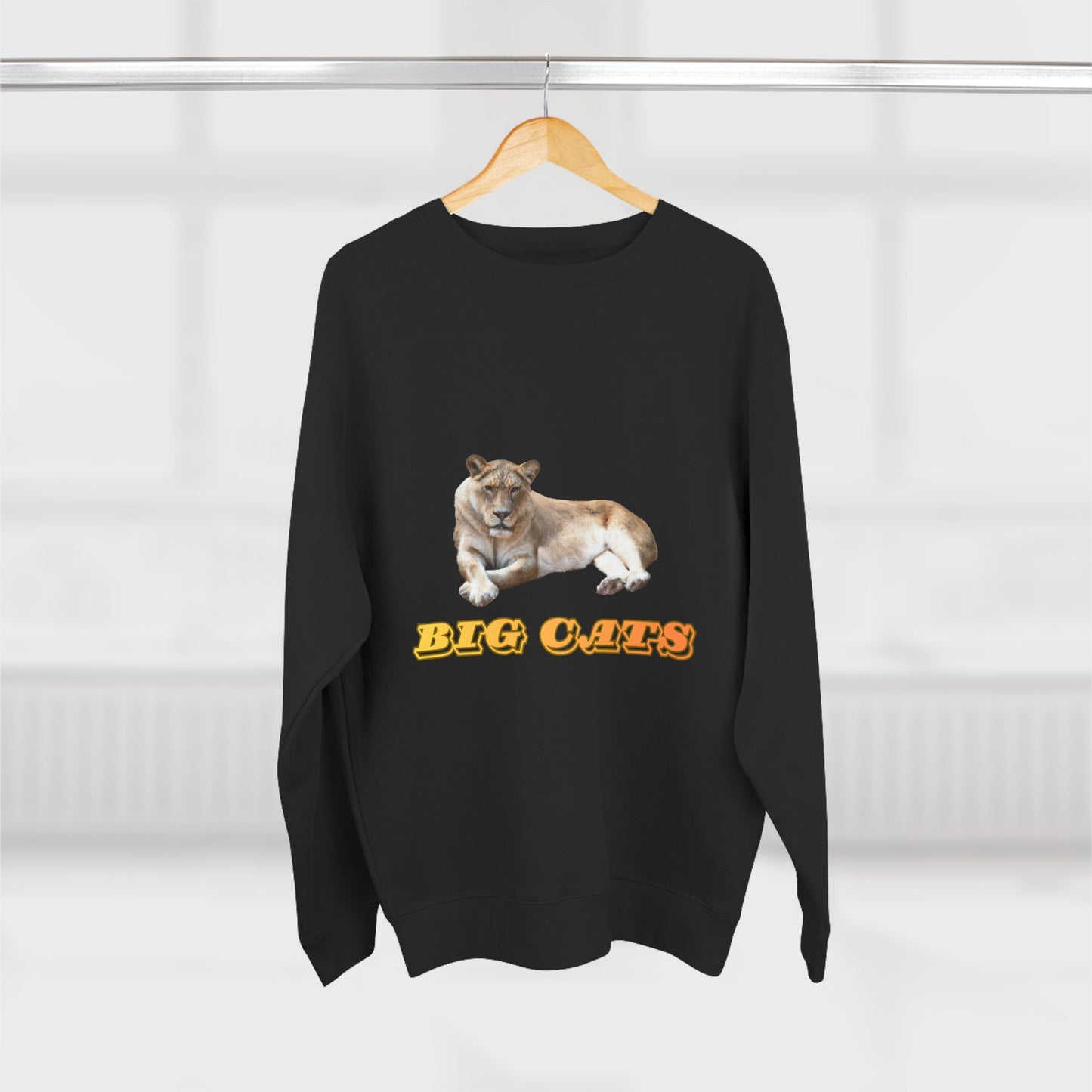 Unisex Premium Lioness Big Cats Crewneck Sweatshirt