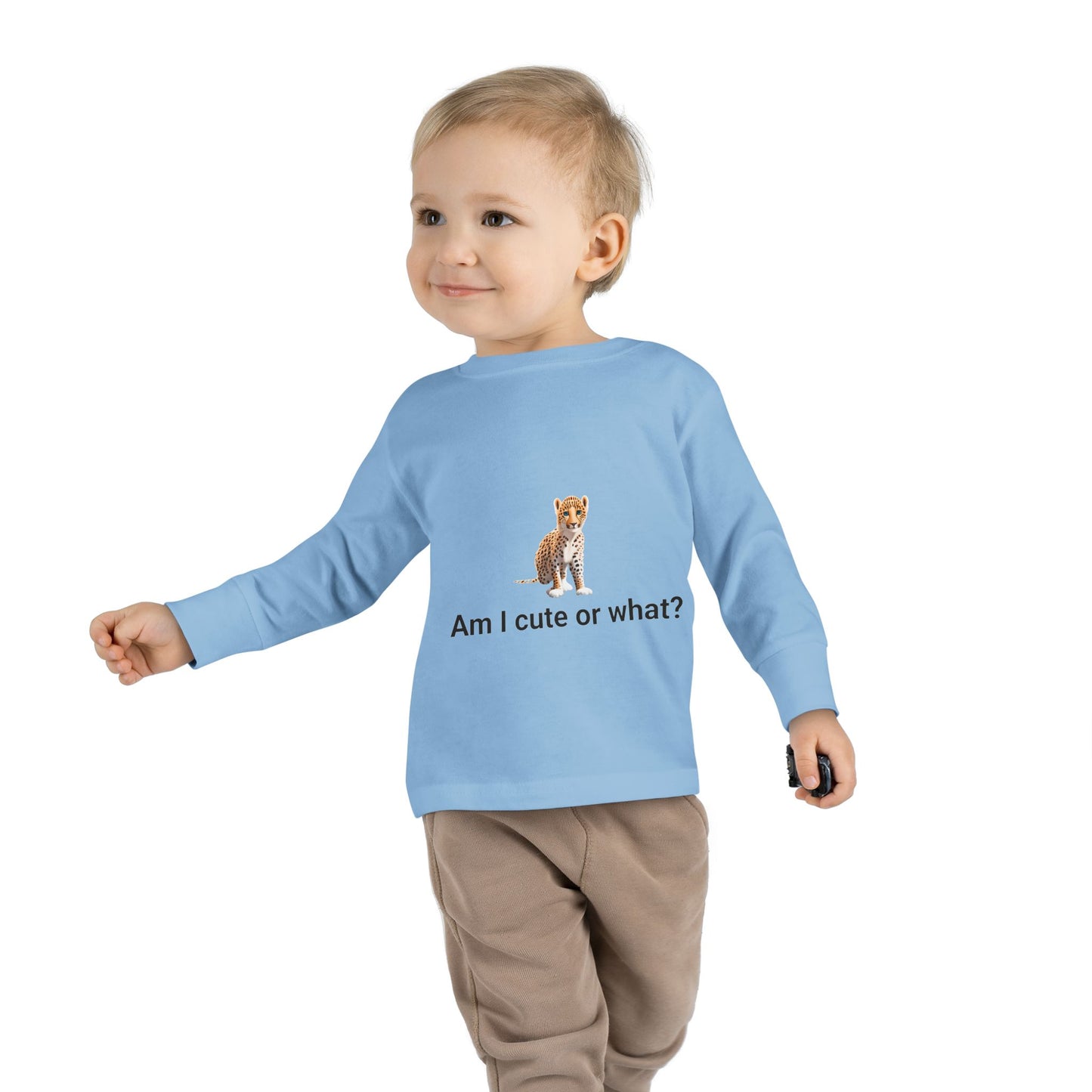 Toddler Little Cats Leopard Long Sleeve Tee