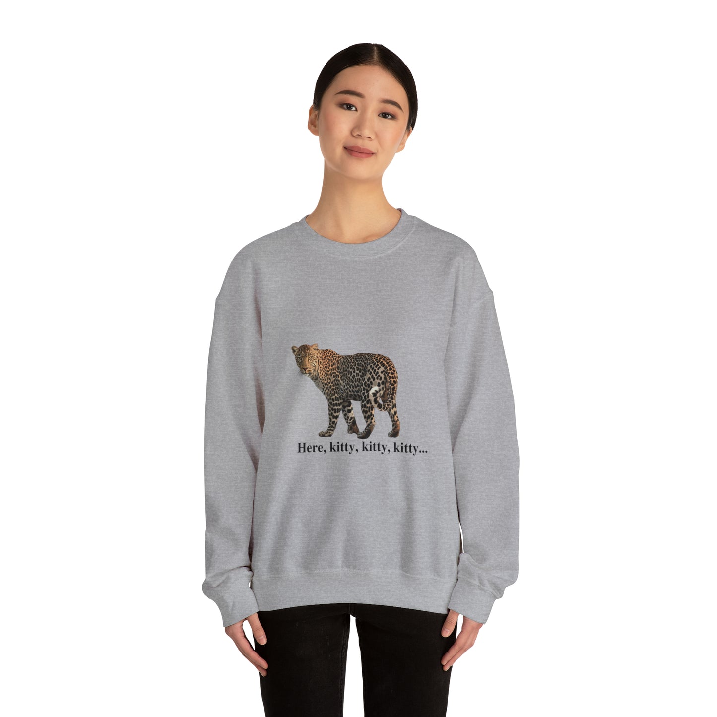 Unisex Leopard Big Cats Crewneck Sweatshirt