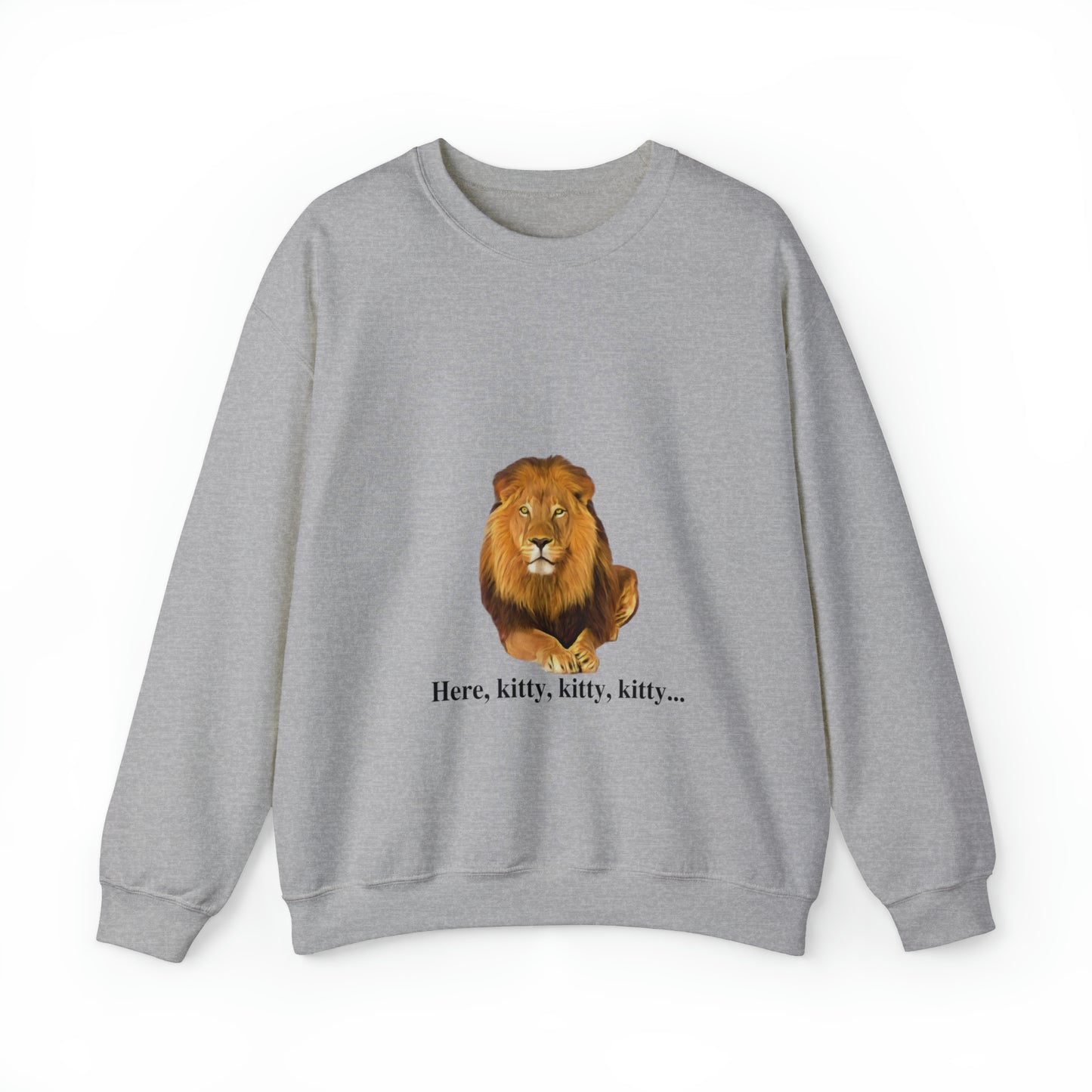 Unisex Lion Big Cats Crewneck Sweatshirt