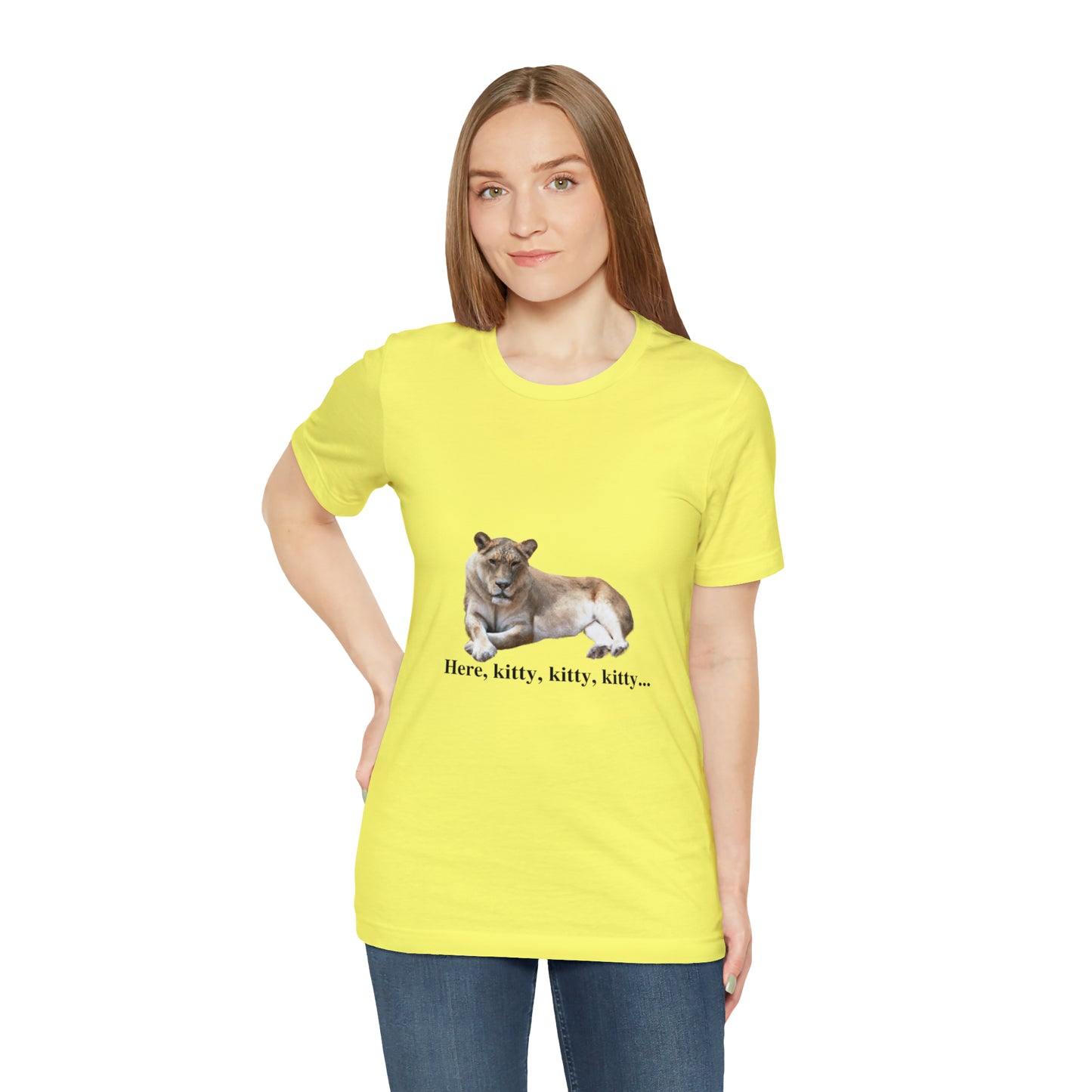 Unisex Lioness Big Cats Short Sleeve Tee