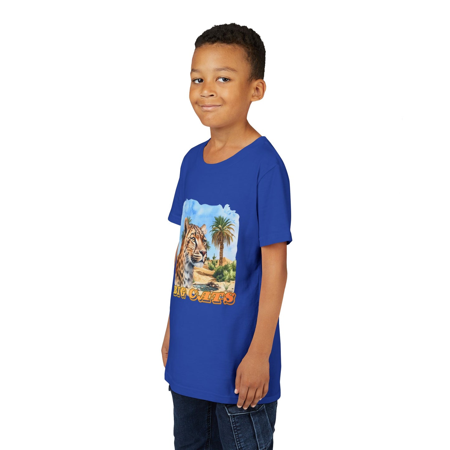 Boys Cheetah Big Cats Graphic Tee Shirt