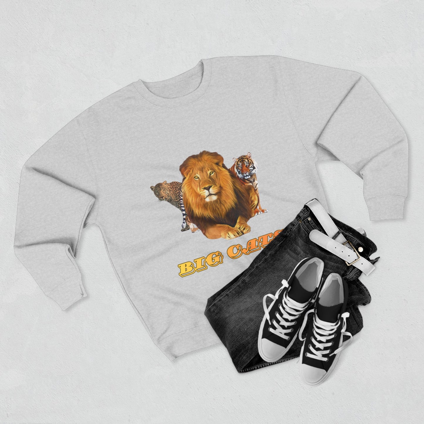 Unisex Premium Big Cats Crewneck Sweatshirt