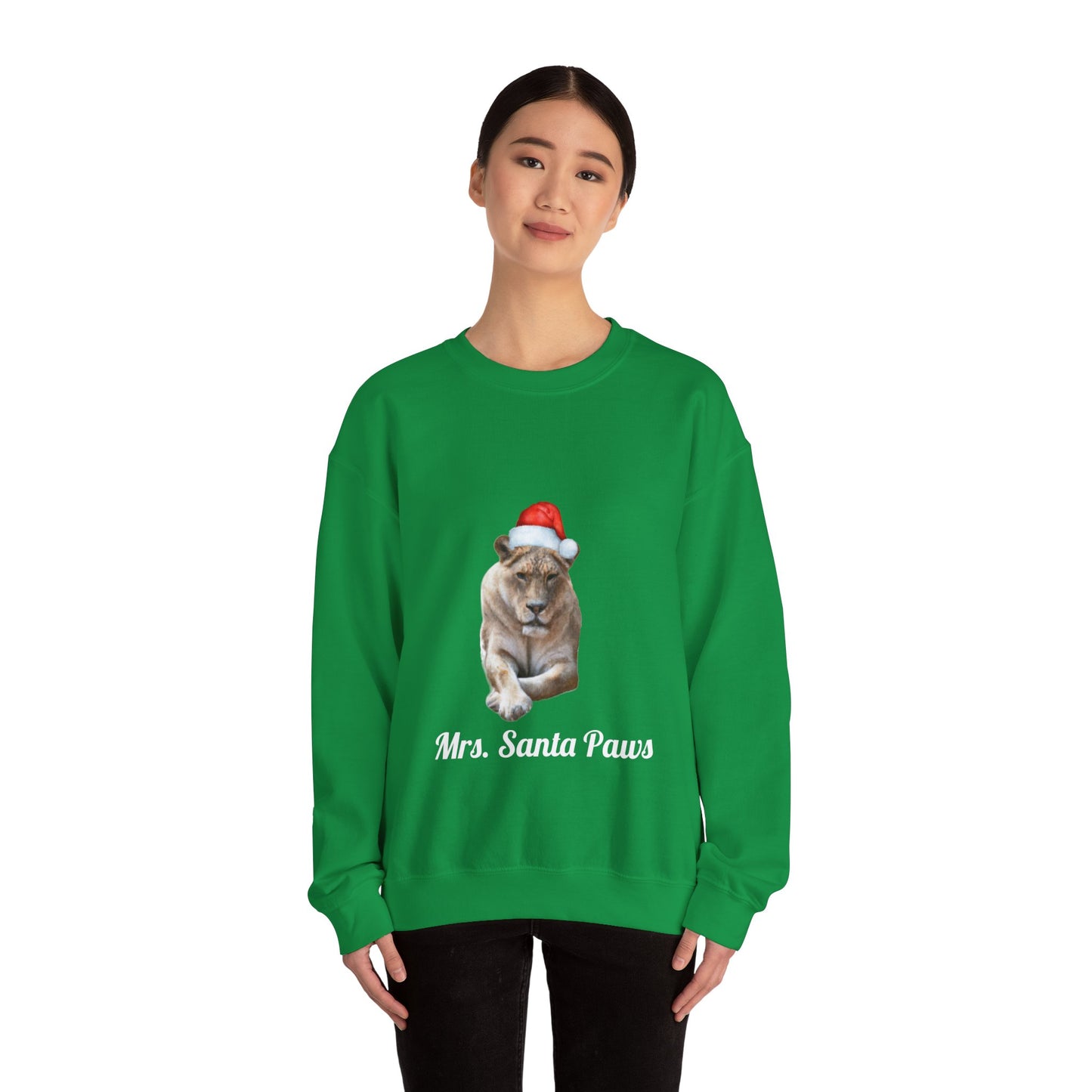 Mrs. Santa Paws Womens' Crewneck Sweatshirt