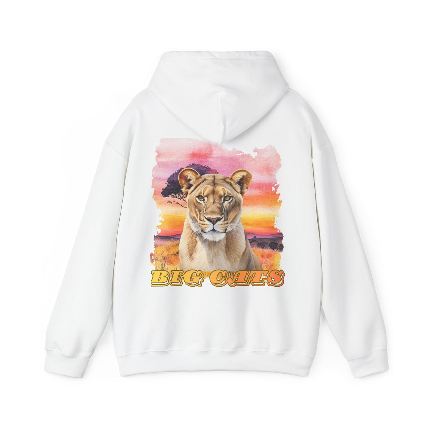 Women's Big Cats Lioness Hooded Sweatshirt