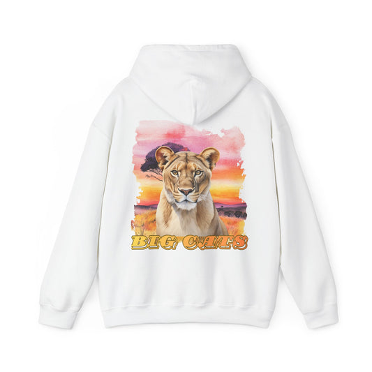 Women's Big Cats Lioness Hooded Sweatshirt
