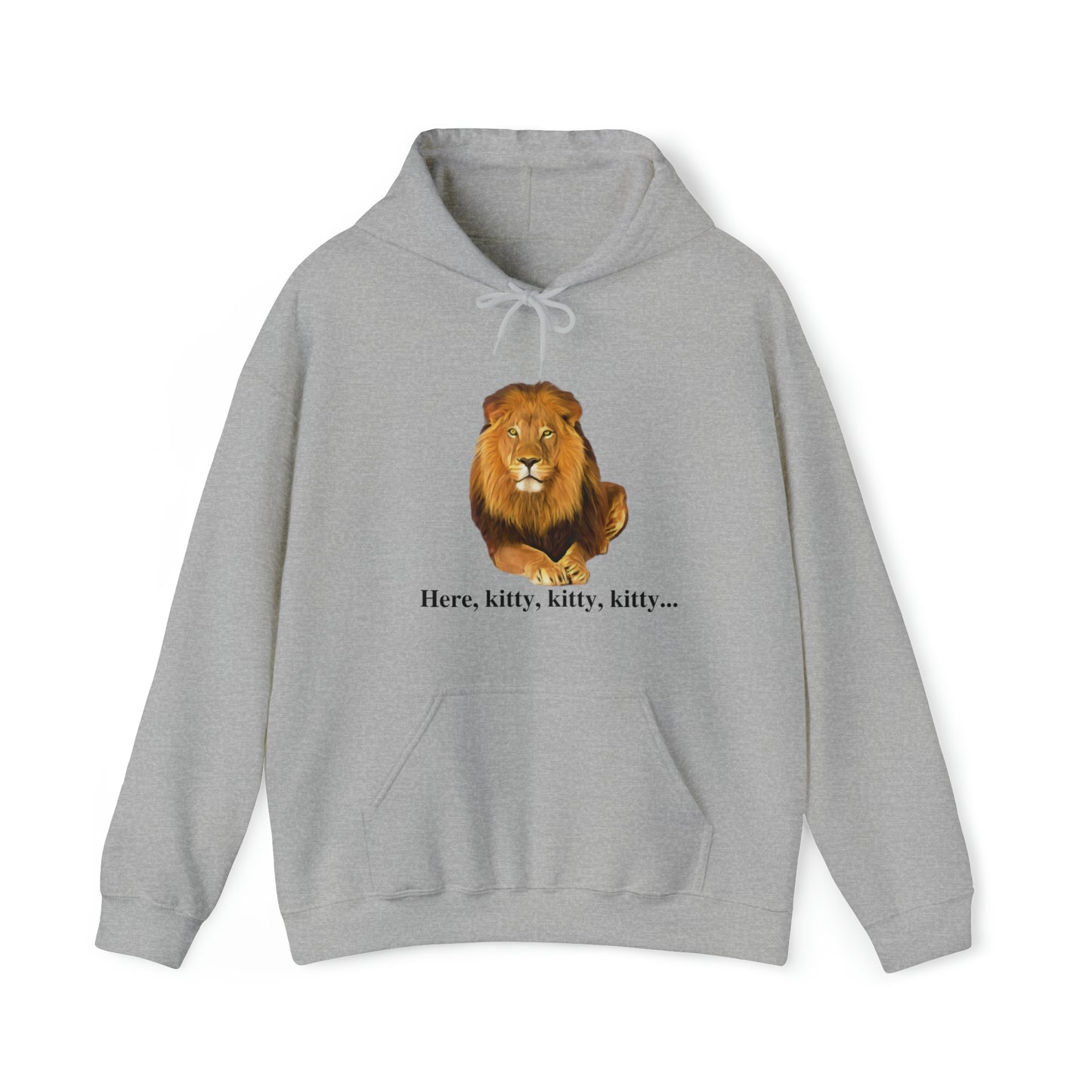 Unisex Lion Big Cats Hooded Sweatshirt