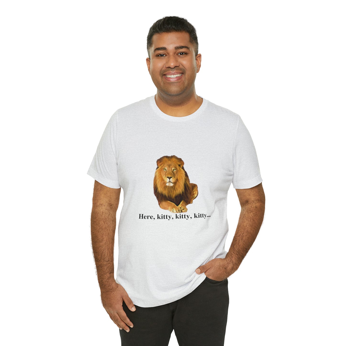 Unisex Lion Big Cats Short Sleeve Tee