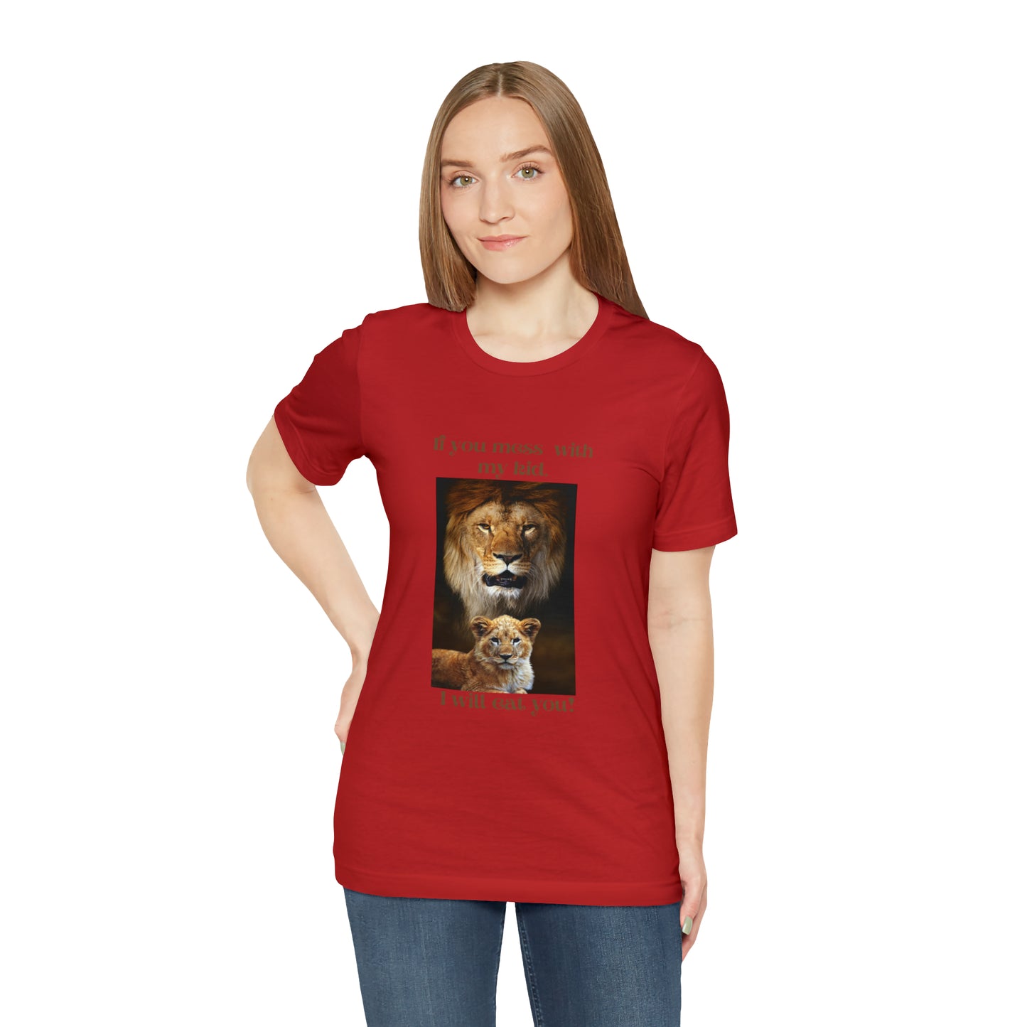 Men's Lion and Cub Short Sleeve Tee