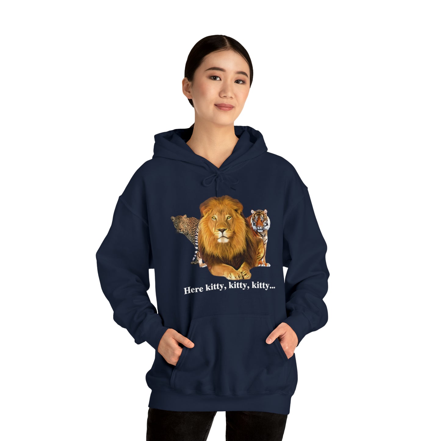 Unisex Big Cats Hooded Sweatshirt