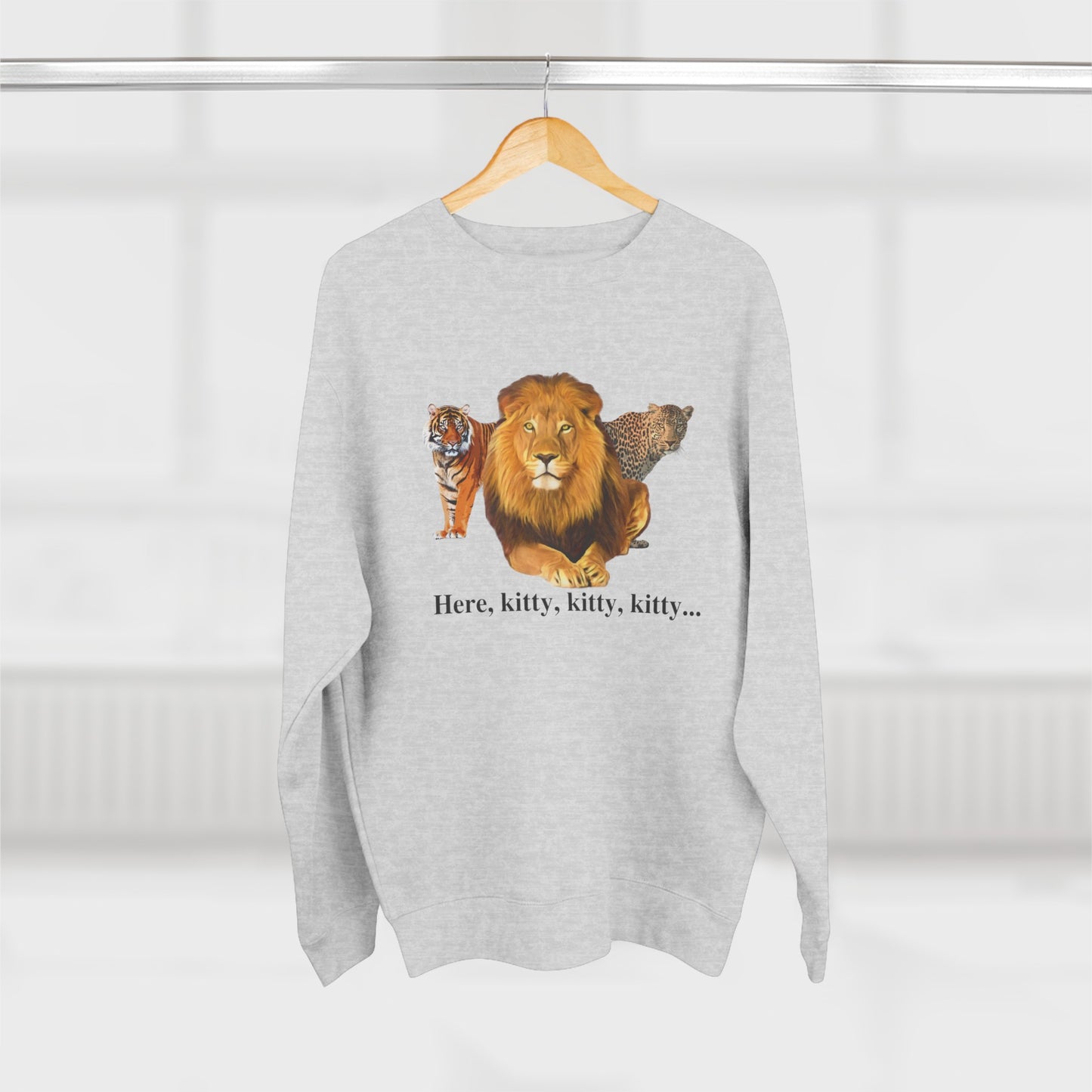 Unisex Premium Big Cats Crewneck Sweatshirt