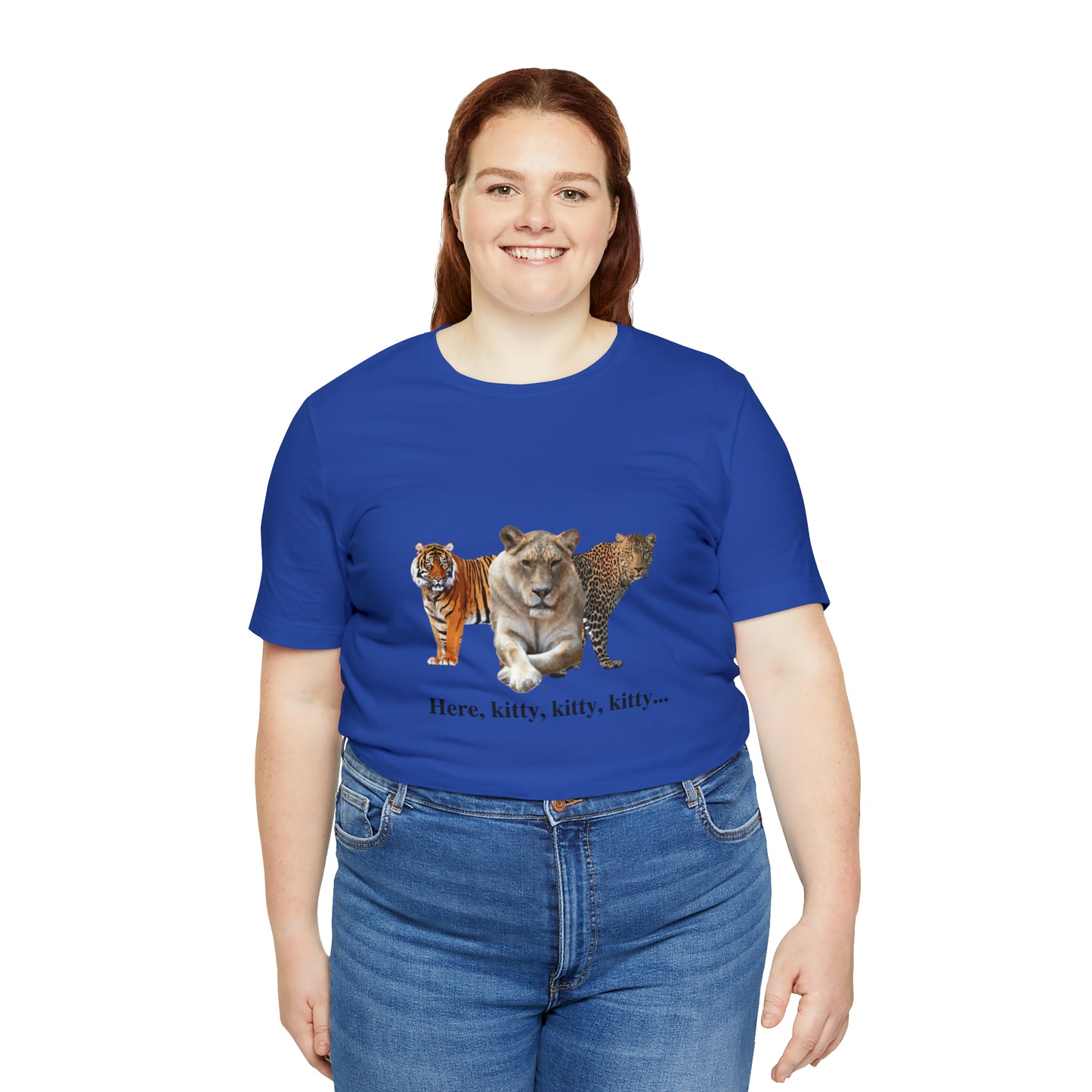 Unisex Big Cats Lioness Short Sleeve Tee