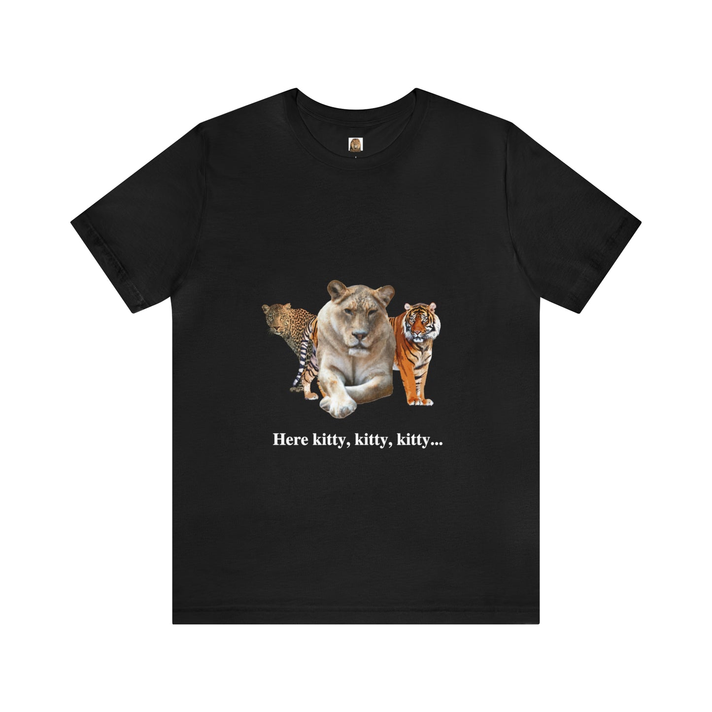 Unisex Big Cats Lioness Short Sleeve Tee