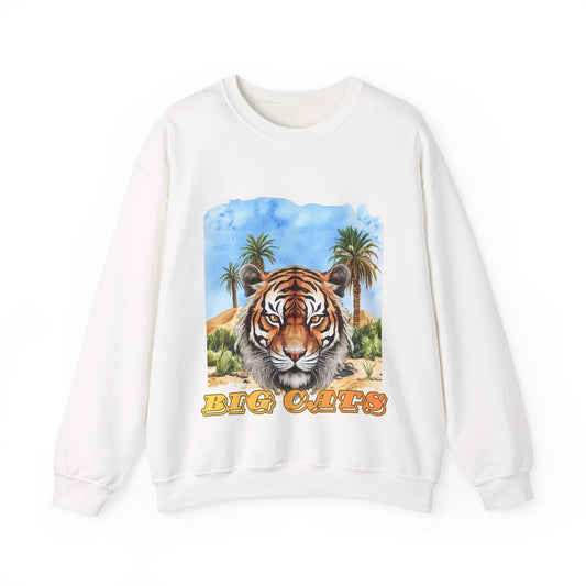 Men's Tiger Big Cats Crewneck Sweatshirt