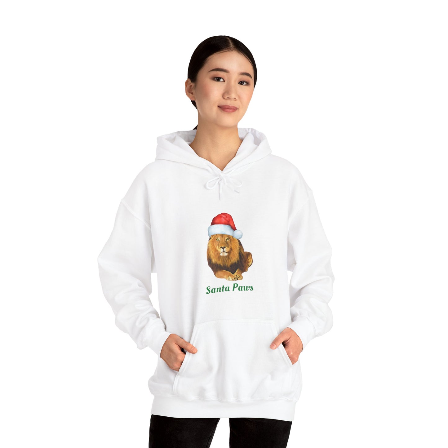 Unisex Santa Paws Hooded Sweatshirt