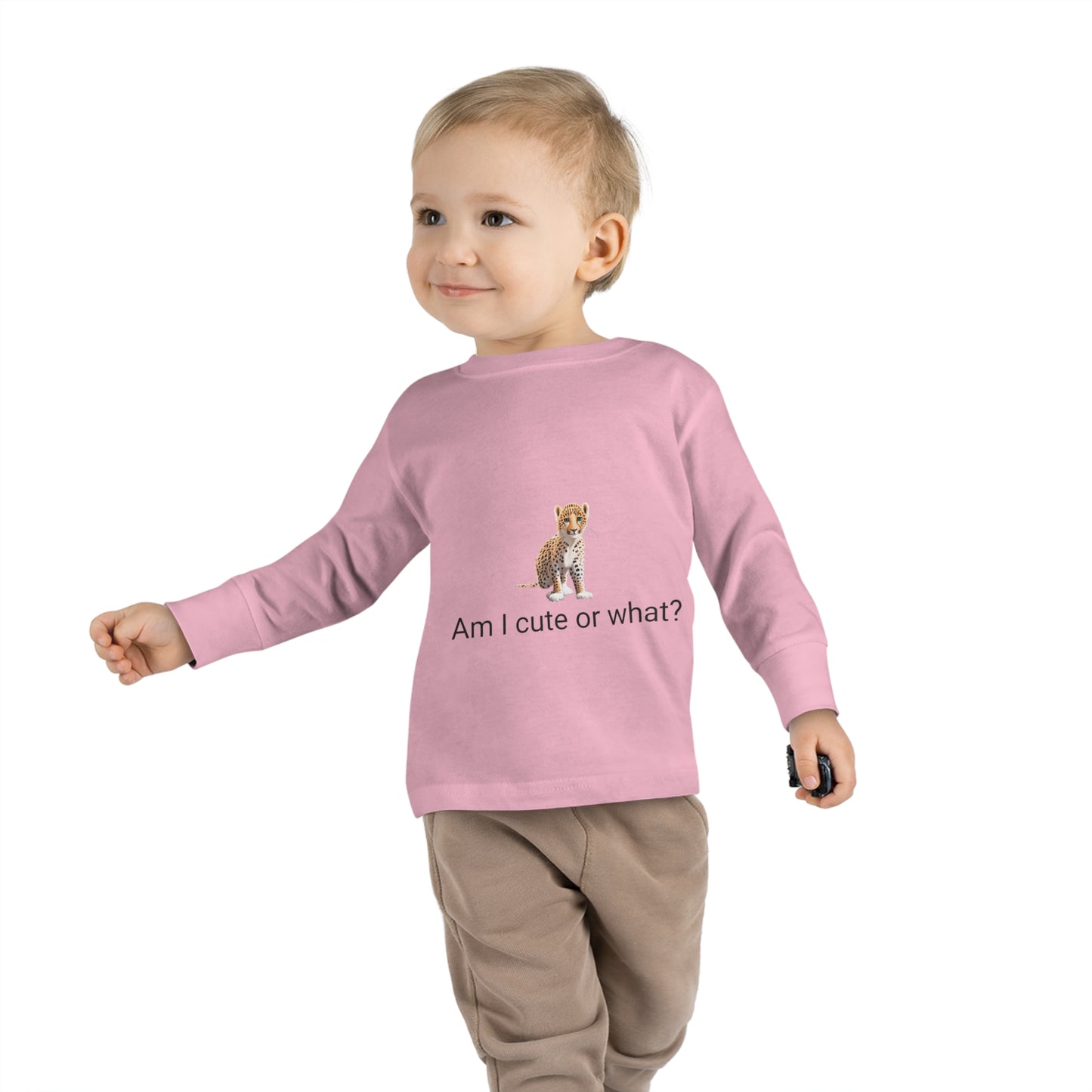 Toddler Little Cats Leopard Long Sleeve Tee