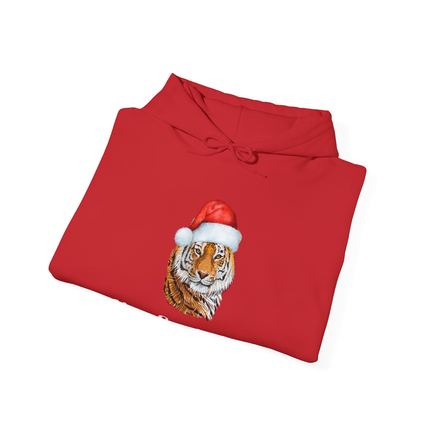 Tiger Mrs. Santa Paws Hooded Sweatshirt