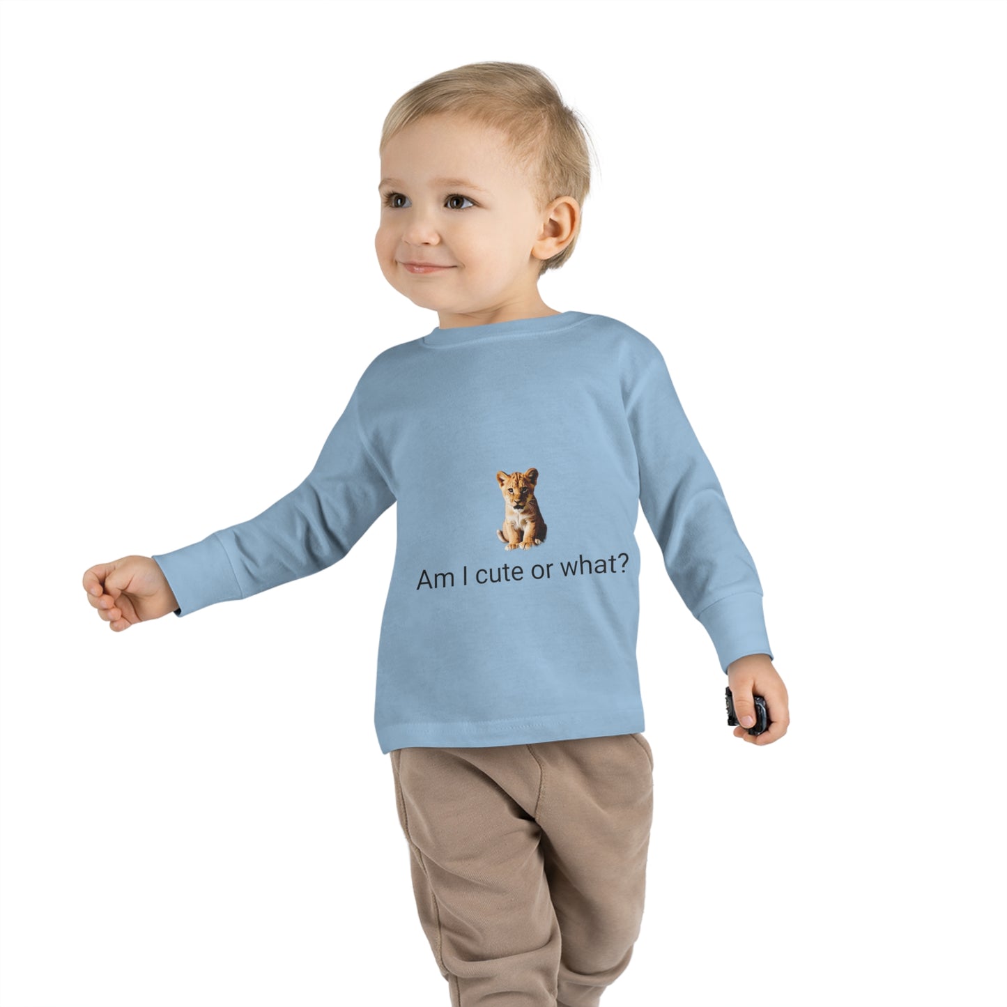 Toddler Little Cats Lion Cub Long Sleeve Tee