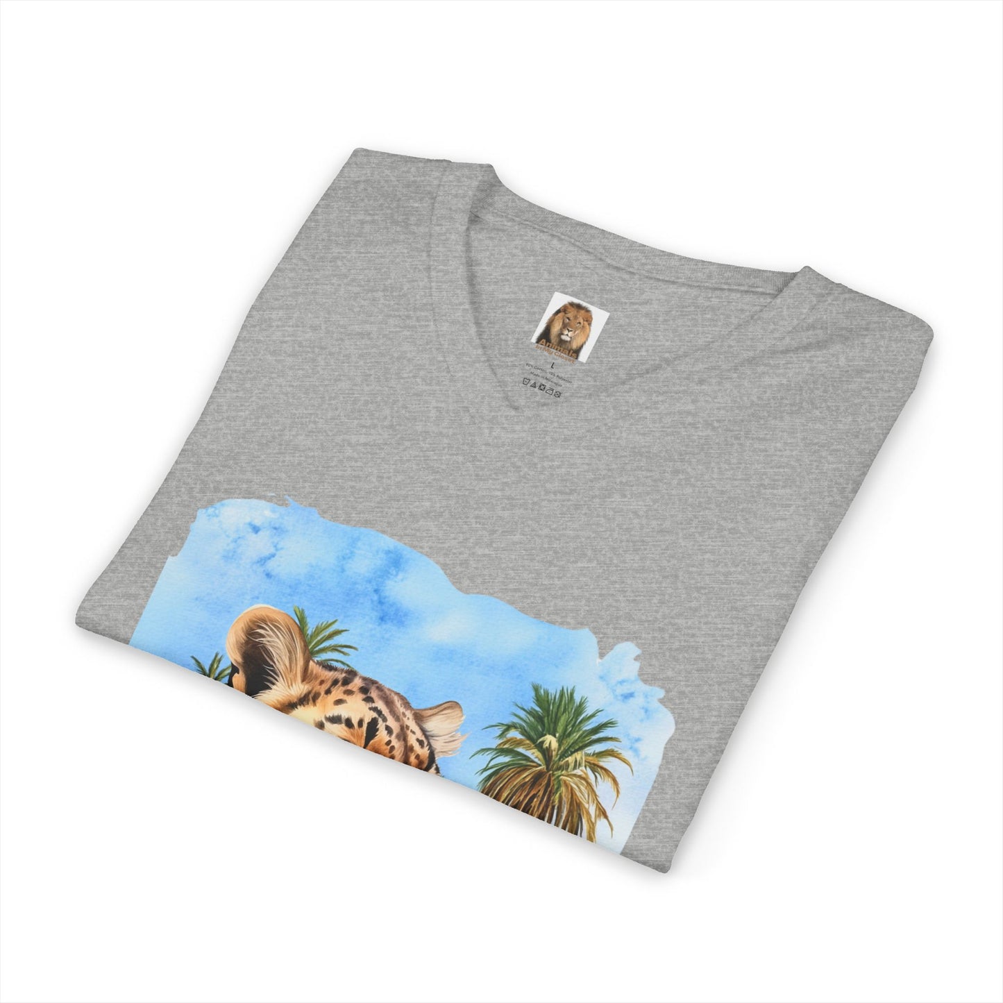 Men's Big Cats Cheetah V-Neck Tee