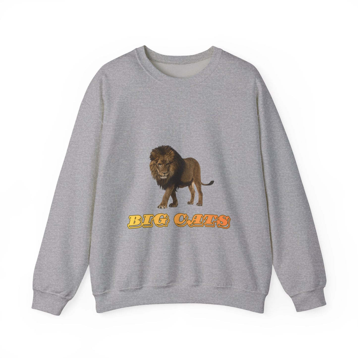 Unisex Lion Big Cats Crewneck Sweatshirt